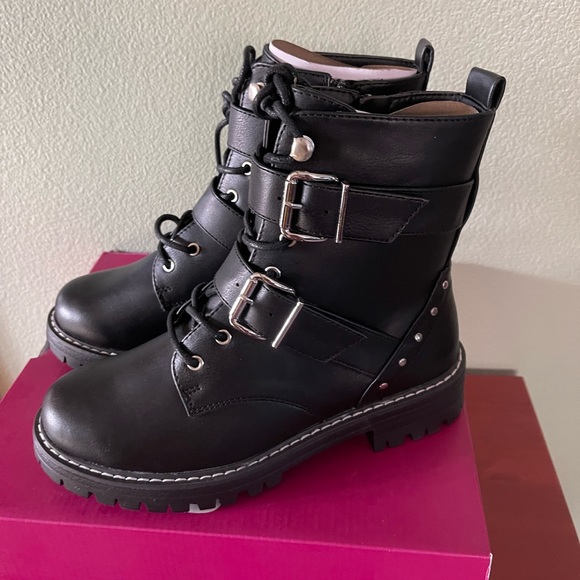 SO Black Women Boots Size 6.5 Wide New 👢👢 - Picture 4 of 7